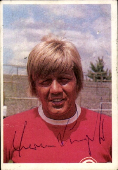 Obraz kolekcjonerski gwiazdy futbolu 1973/1974, zdjęcie nr 34, Werner Lungwitz, Fortuna Düsseldorf