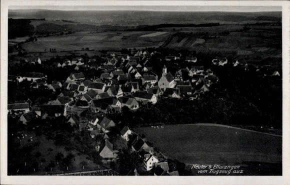 Postcard Neuler in the Ostalbkreis Württemberg, aerial photograph