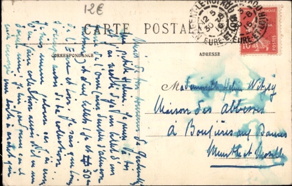 Postcard Nogent le Rotrou Eure et Loir, Maison de Bois