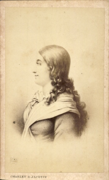 CdV Madame Roland, Jeanne-Marie Roland de La Platière, writer, French Revolution