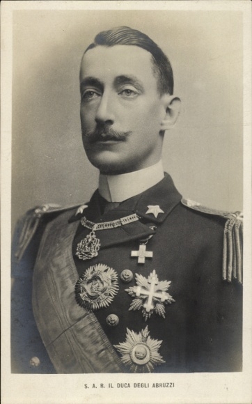 Ak Luigi Amedeo di Savoia-Aosta, Sohn von Amadeus I., König von Spanien, Portrait, Orden