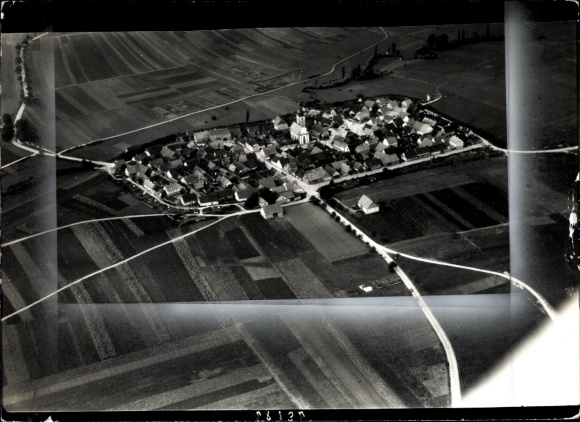 Foto Ostheim vor der Rhön Unterfranken, Fliegeraufnahme
