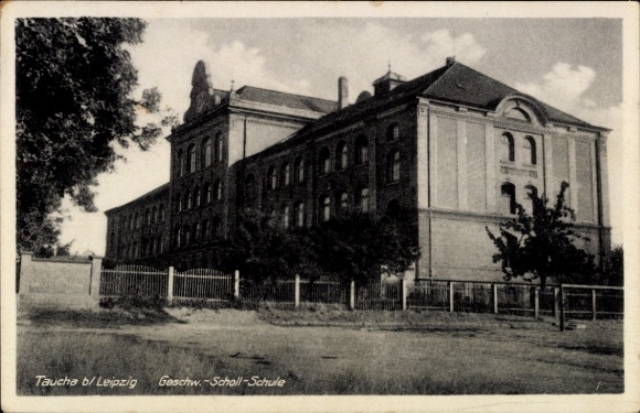 Ak Taucha in Sachsen, Geschwister Scholl Schule