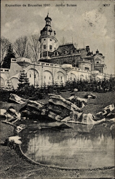 KP Brussels Bruksela, Wystawa 1910, Ogród Szwajcarski