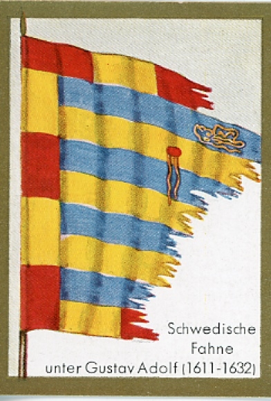 Collection picture historical flags picture 115, Swedish flag under Gustav Adolf 1611 - 1632