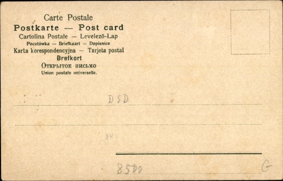 Artist Postcard Nuremberg, Jubilee State Exhibition 1906, The Goose Man