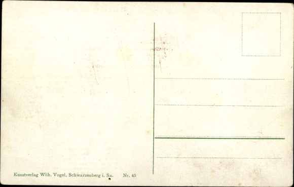 Song Postcard Schneider, Rud., Itz I go off again by Freit, Wilhelm Vogel, man, tiled stove