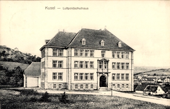 Postcard Kusel in der Pfalz, Luitpoldschulhaus