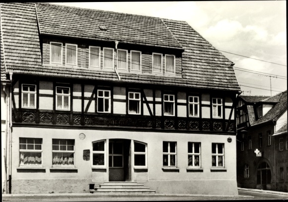 Postcard Blankenhain in Thuringia, FDGB convalescent home to the golden braid
