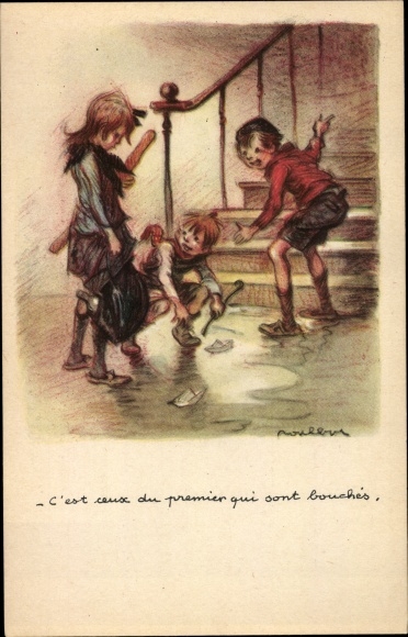 Artysta KP Poulbot, Francisque,C'est ceux du premier qui sont bouches,Ligue National contre taudis