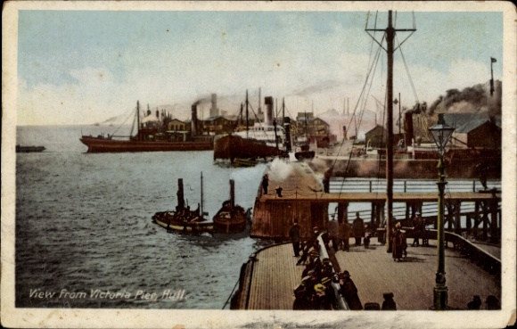 PC Hull Kingston upon Hull Yorkshire England, View from Victoria Pier