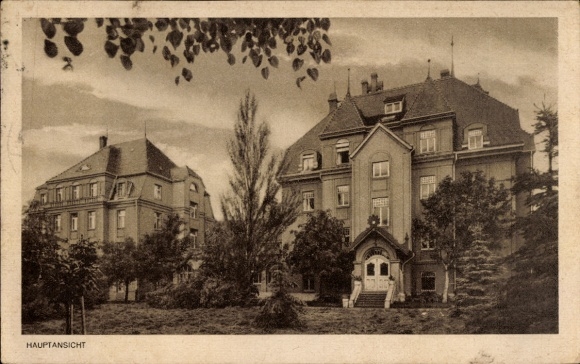 Ak Naunhof im Kreis Leipzig, Hauptansicht, Erholungsheim  Stadt Leipzig