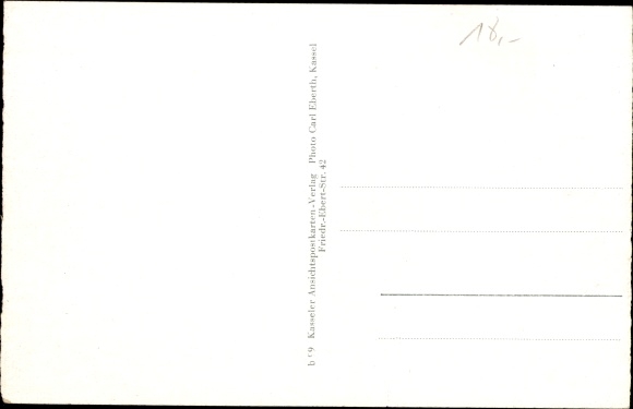 Postcard Eschwege on the Werra Hessen, Hindenburg barracks, market square, palace square