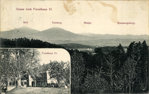 Ak Forsthaus Ahrendsberg Schulenberg Clausthal Zellerfeld im Oberharz, Gruss vom  Roll, Tolzbe...