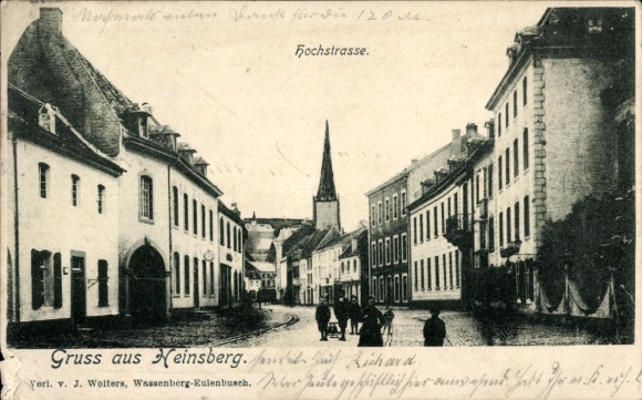 Ak Heinsberg im Rheinland, Hochstraße