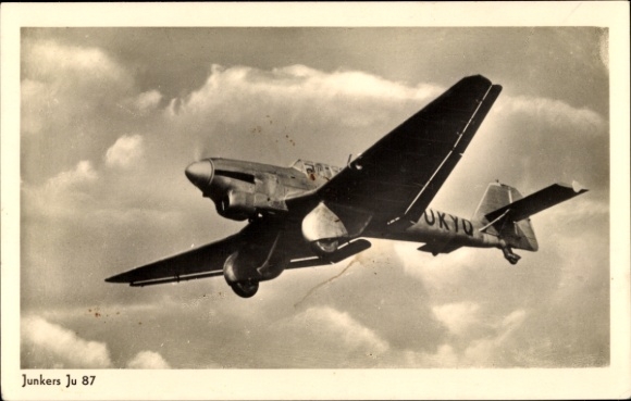 Ak Junkers Ju 87 Sturzkampfflugzeug, Luftwaffe, D-OKYQ, II WK