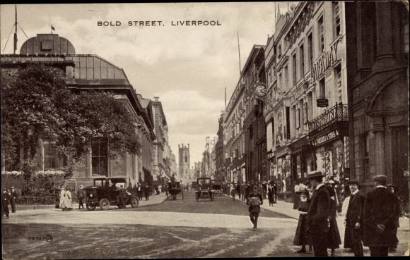 Postcard Liverpool Merseyside UK, Bold Street