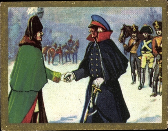 Sammelbild Alles für Deutschland Bild Nr. 159, General York und Diebitsch 1812