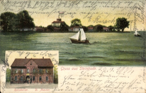 Postcard Steinhude Wunstorf in Lower Saxony, Steinhuder Meer, Ratskeller
