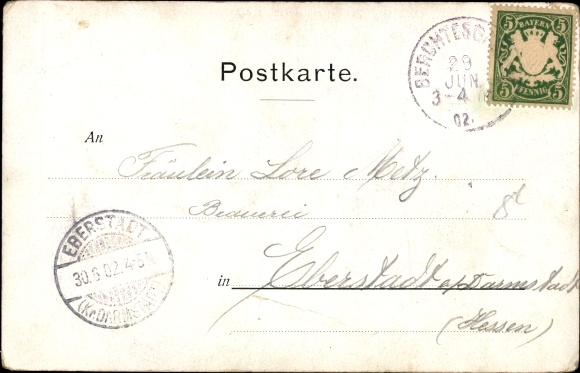 Artist PC Engelhard, POE, Berchtesgaden in Upper Bavaria, total view
