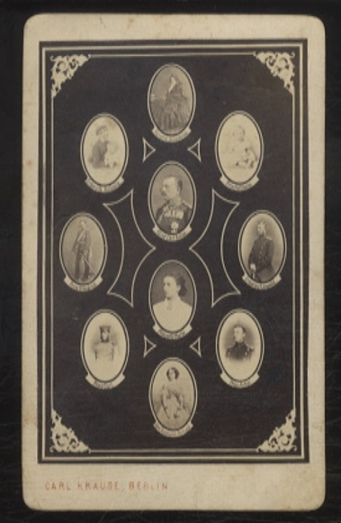 CdV Family members of the Princely House of Hohenzollern-Sigmaringen