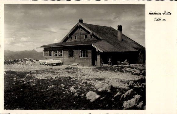 Postcard Samerberg in Upper Bavaria, Hochries, Rosenheimer Hut, Hochries Hut