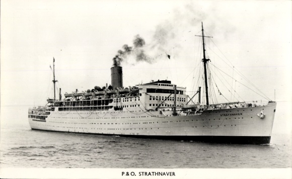 SS Strathnaver, P&O, passagiersstoomboot