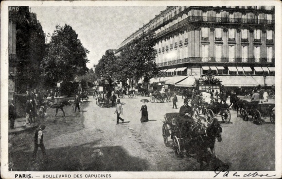 PC Paris IX Boulevard de Capucines, carriages