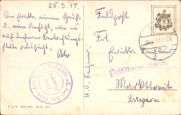 Artist Postcard Engelhard, POE, Enemy in Sight, Boys in Uniforms