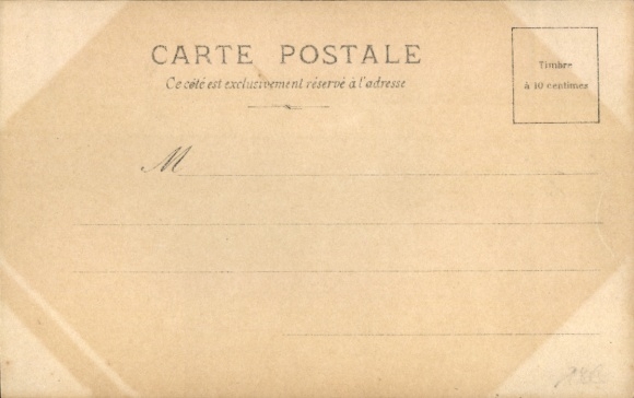 Newspaper Postcard L'Intransigeant, writer and politician Henri Rochefort