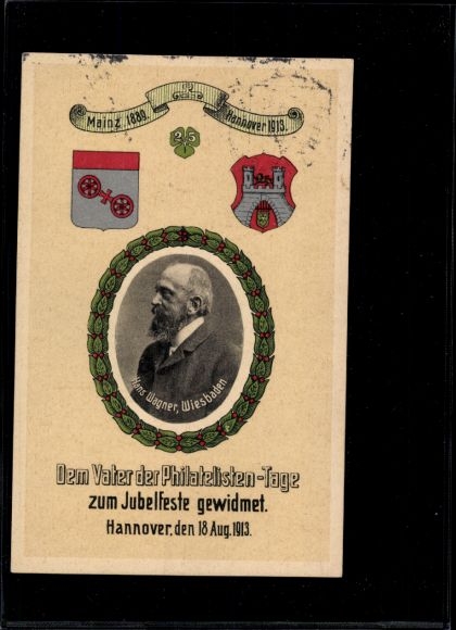 Postwaardestuk Ak PP 23 C30 03, 25e Duitse Filatelistendag 1913