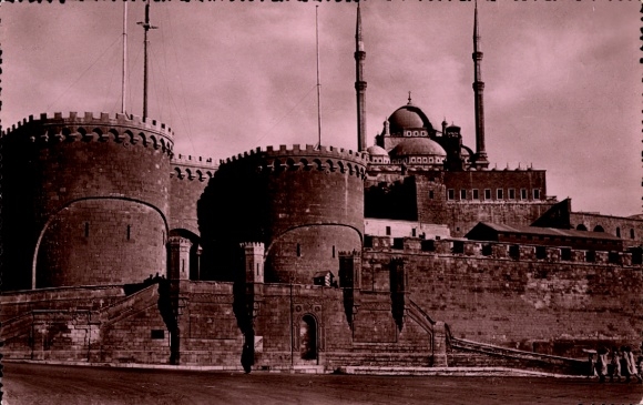 Postcard Cairo Cairo Egypt, The Citadel, Fortress, Mosque, Photography