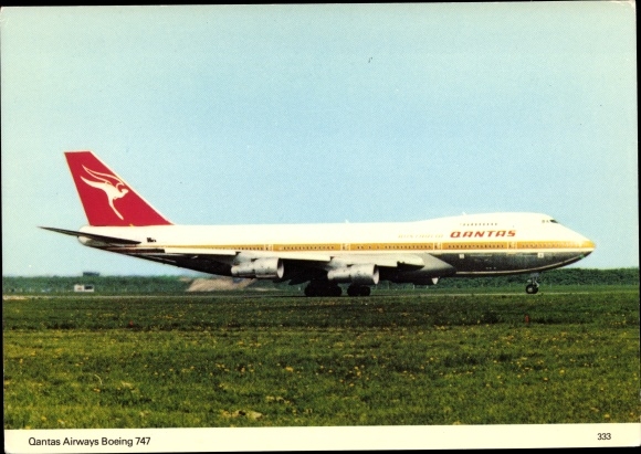 Samolot pasażerski Ak, Qantas Airways, Boeing 747