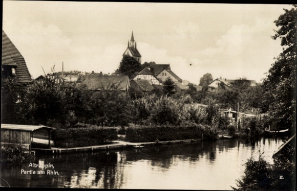 Postcard Altruppin Neuruppin in Brandenburg, on the Rhin