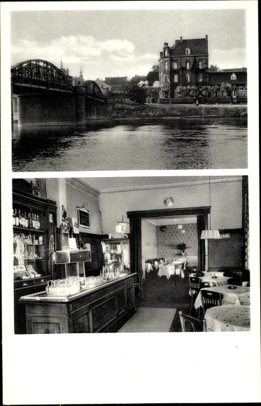 PC Steele Essen North Rhine Westphalia, restaurant Zum Boothaus, bridge