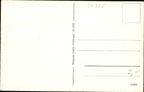 Postcard Bad Karlshafen on the Upper Weser Hesse, Railway Officials' Home