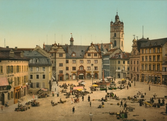 Photo Darmstadt in Hesse, market square