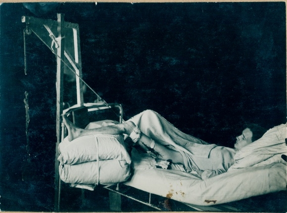 Photo Gliwice Gleiwitz Upper Silesia, Dutch Red Cross, military hospital, war invalid, 1st WW