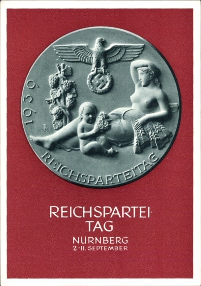 Ganzsachen Ak Nürnberg, Reichsparteitag 1939, Reichsparteitag des Friedens