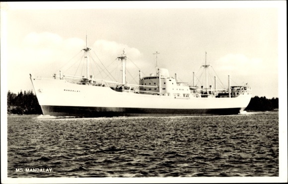 Ak MS Mandalay, Svenska Ostasiatiska Comp.