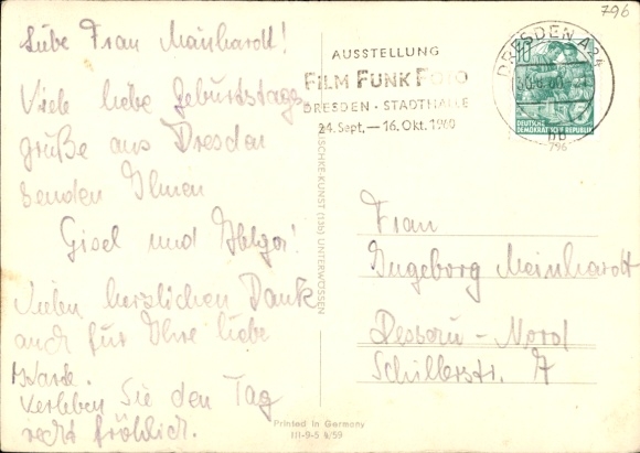 Paper cutting artist Postcard Plischke, G., Grasshopper, Whoever can avoid jumps...
