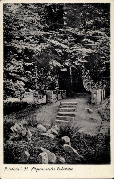 PC Hainhaus Vielbrunn Michelstadt in the Odenwald, old Germanic place of execution