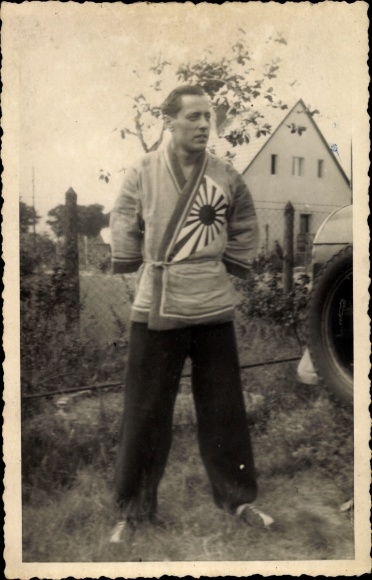 Photo man in sportswear, judo