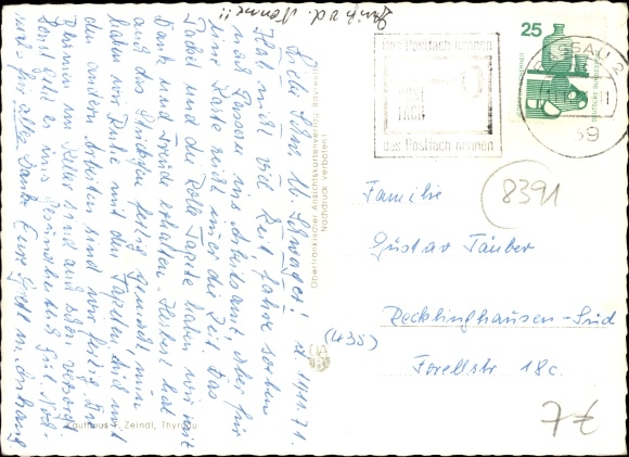 Postcard Thyrnau in Niederbayern, views of the village