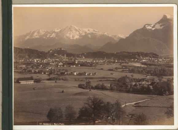 Photo Salzburg in Austria, panorama seen from Maria Plain