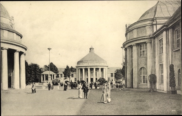 KP Międzynarodowa Wystawa Higieny Drezno 1911, Rynek Główny z Hall Man