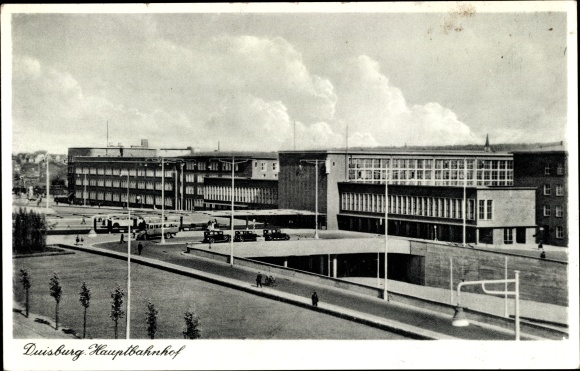 PC Duisburg in the Ruhr area, main station