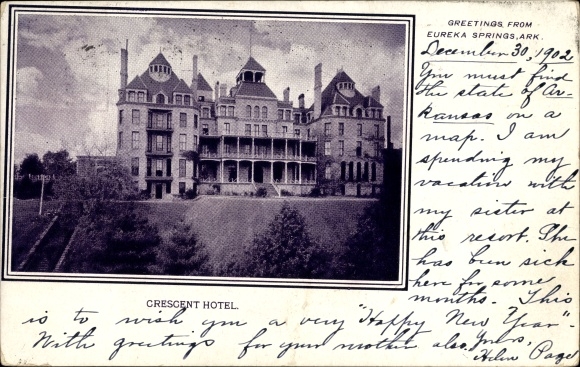 Ak Eureka Springs Arkansas VS, Crescent Hotel