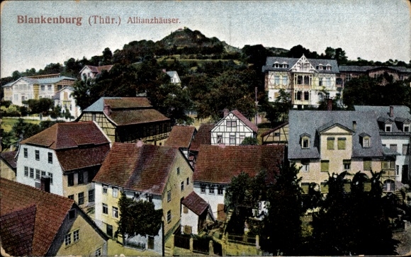 Ak Bad Blankenburg in Thüringen, Allianzhäuser