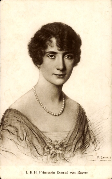Künstler Ak Enrie, A., Prinzessin Konrad von Bayern